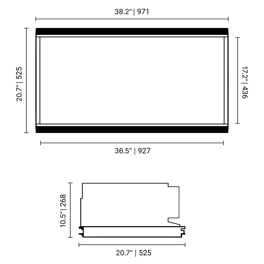 Innerscene Virtual Sun Dimensions, metric & imperial