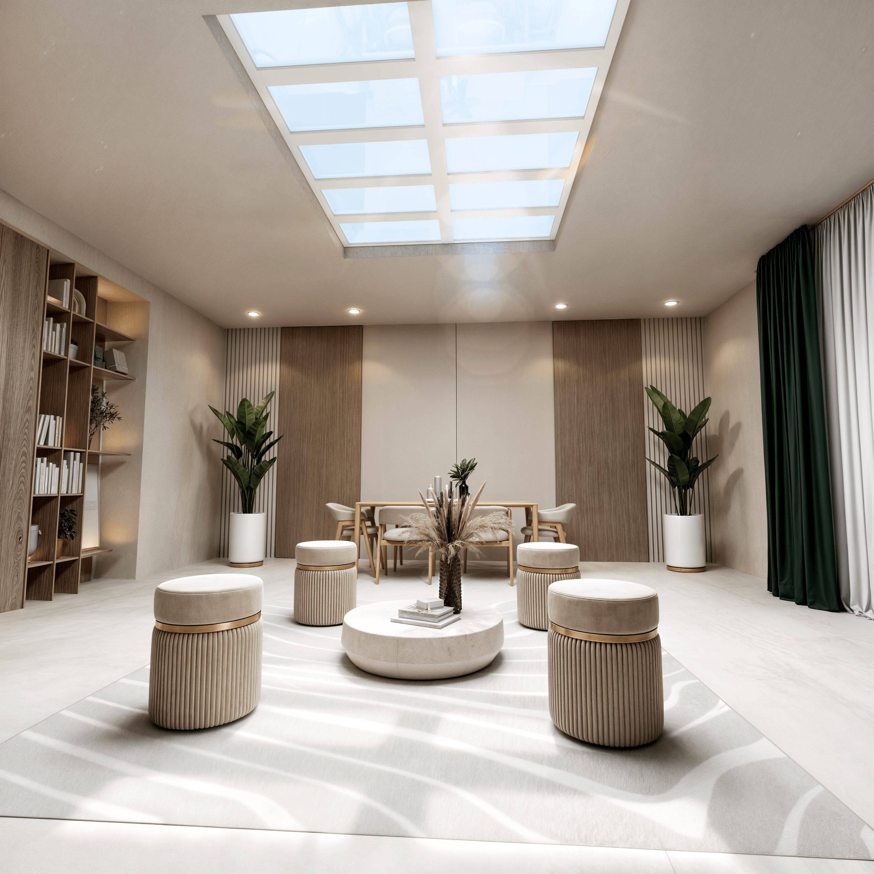 Innerscene Virtual Sun installed in a salon