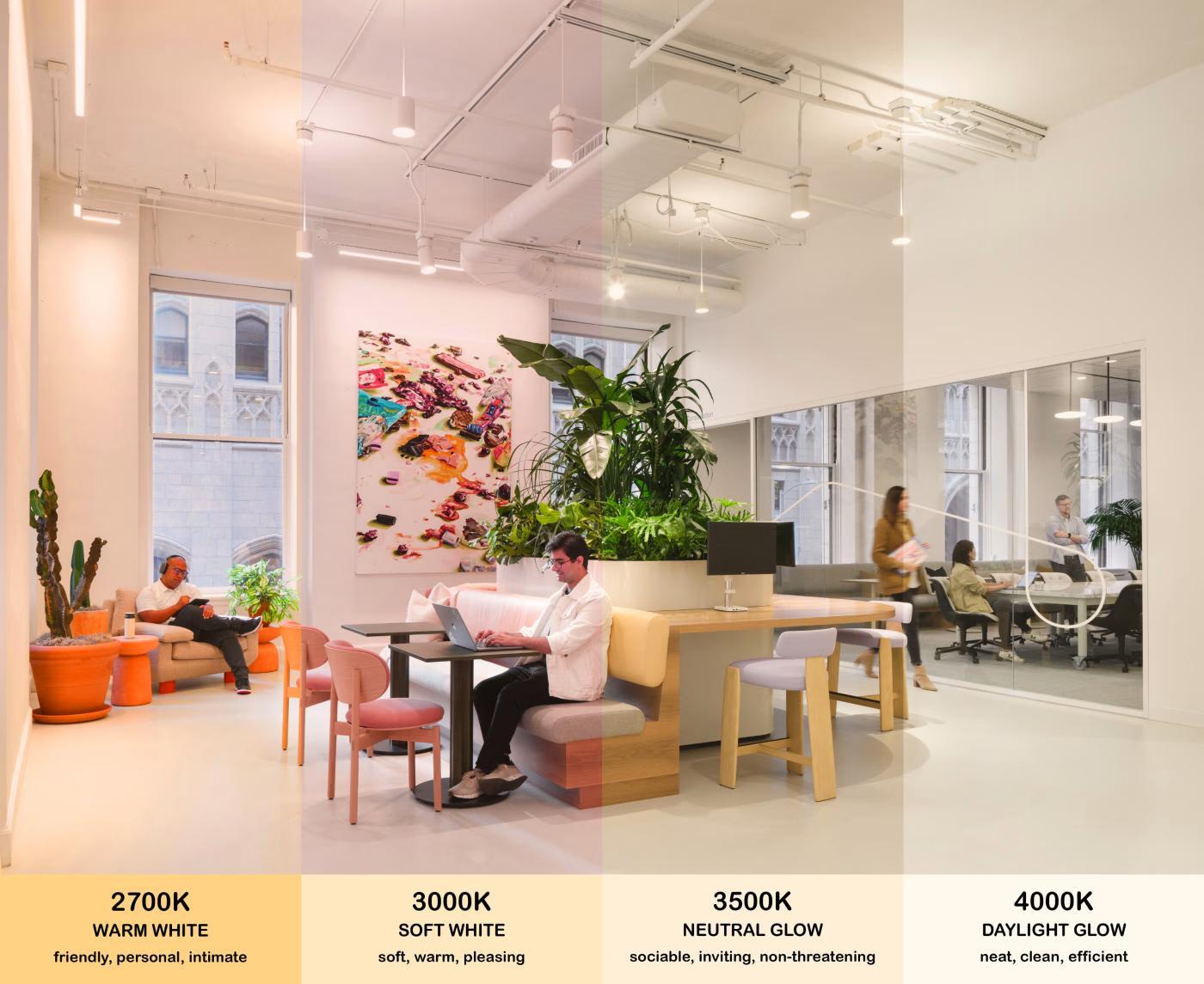 Gensler light levels graphic