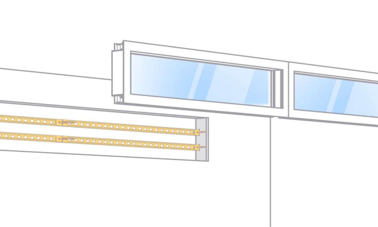 Innerscene Circadian Sky installation diagram for clerestory